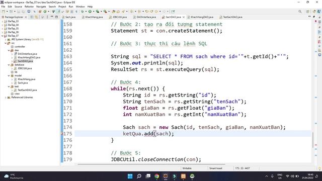 JDBC 07. Sử dụng JDBC để truy vấn cơ sở dữ liệu với câu lệnh SELECT смотреть онлайн