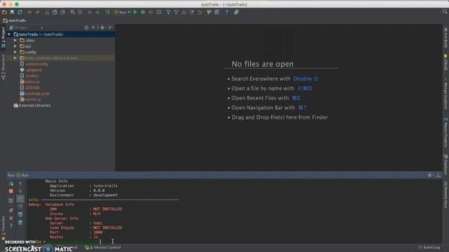 How to run/debug a Trails project with IntelliJ/Webstorm IDE смотреть онлайн