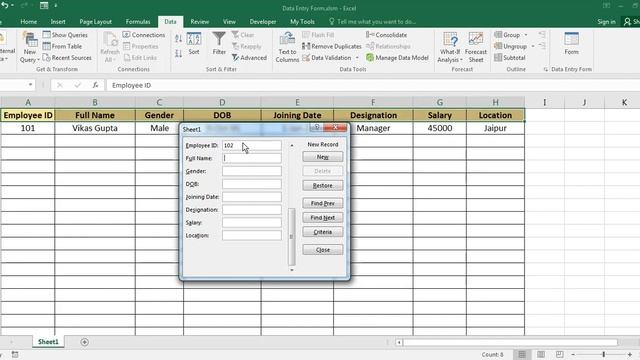 Data Entry using Form in Microsoft Excel [2022] | Excel Data Entry Work #excel #dataentry #free смотреть онлайн