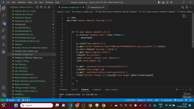 How to find length of an element using cypress automation testing смотреть онлайн