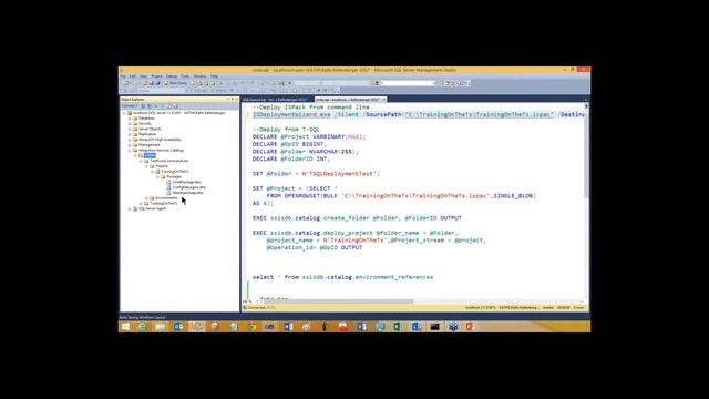 SSIS Deployment and Configuration смотреть онлайн