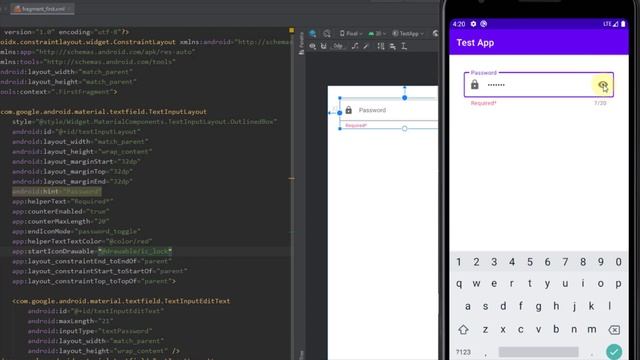 TextInputEditText - Material Design Edit Text | Android Studio Tutorial смотреть онлайн