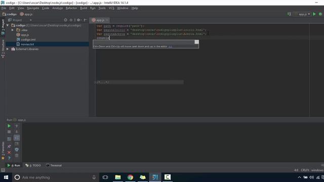 Node.js Tutorial - Modulo FS y Modulo PATH - 12 смотреть онлайн
