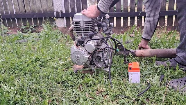 мотор 162fmj Motoland 150cc первый запуск после ремонта