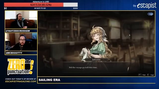 Yahtzee and Marty Play Sailing Era | Post-ZP Stream смотреть онлайн