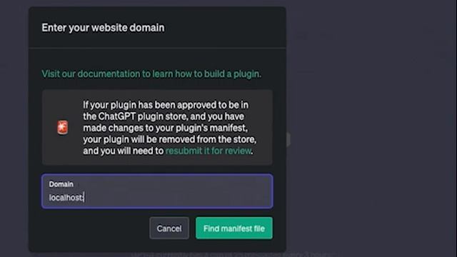 Installing our local ChatGPT plugin on chat.openai.com смотреть онлайн