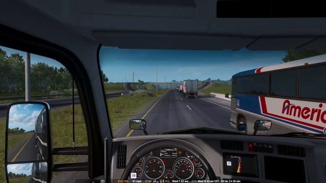 American Truck Simulator #58 (Hard Economy) - COMPLETING THE YOGURT RUN | Wednesday Week 32 смотреть онлайн