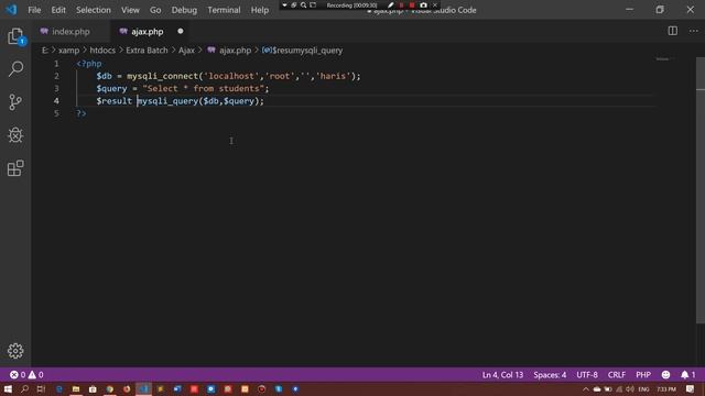PHP Crud using jQuery Ajax in Urdu - Part 1 (Fetch Record in PHP using Ajax) смотреть онлайн