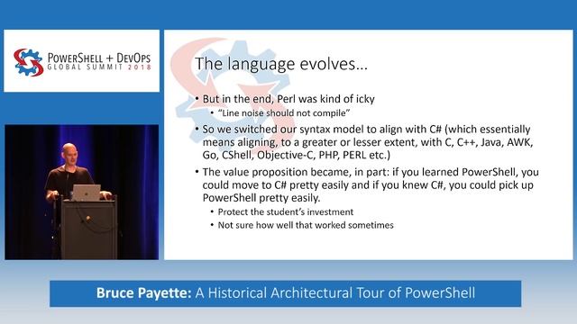 A Historical Architectural Tour of PowerShell by Bruce Payette смотреть онлайн