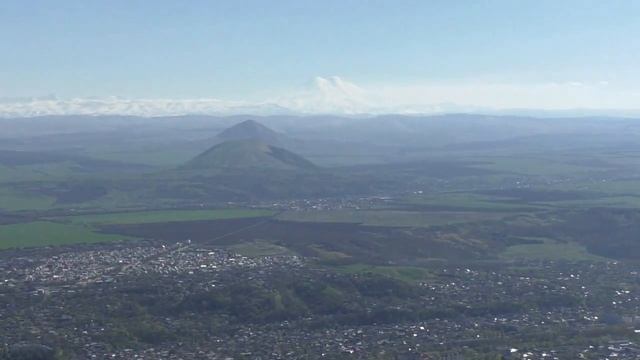 Пятигорск Главный Кавказский хребет Эльбрус вид с горы Машук смотреть онлайн