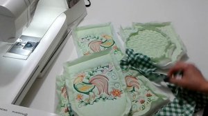 Прихватки своими руками. Рукавички для кухни. #вышивка #прихватки #diy