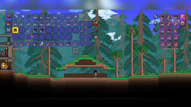 Постойка дома в террарии с говна и палок speed build смотреть онлайн