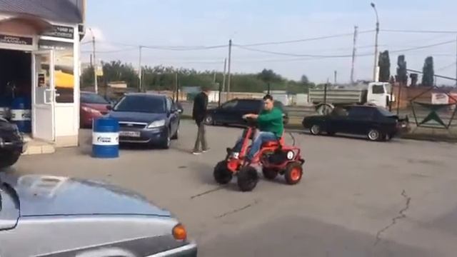 Минитрактор без мотоблока смотреть онлайн