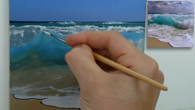 #94 How To Paint a Seascape Part 1 | Oil Painting Tutorial смотреть онлайн