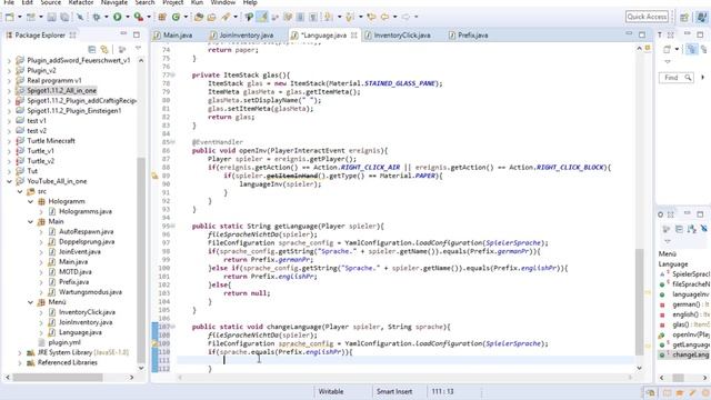 LanguageSystem || Spigot plugins programmieren #5 смотреть онлайн