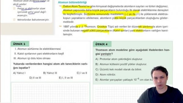 Atom Modelleri - 1 | Atom ve Periyodik Sistem