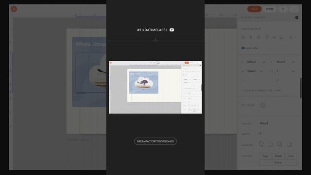Создаём лендинг для бренда игрушек в Zero Block на Тильде ? смотреть онлайн