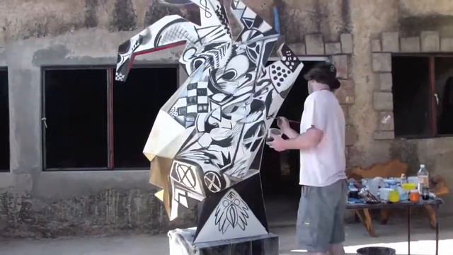 Mayan Parade - The New Face of Mexico - Painting Process Video of Ari Lankin - End of Mayan Calenda смотреть онлайн