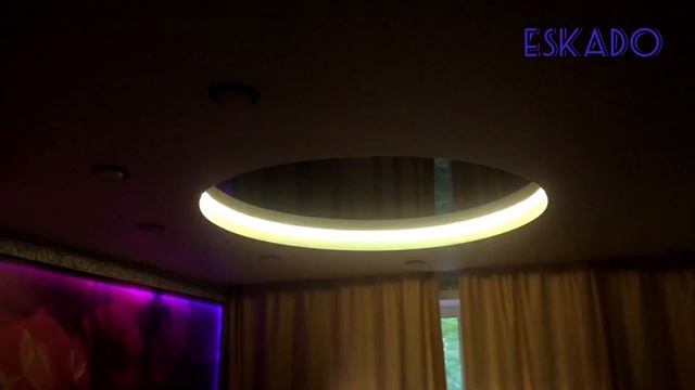 Многоуровневые натяжные потолки с межуровневой подсветкой