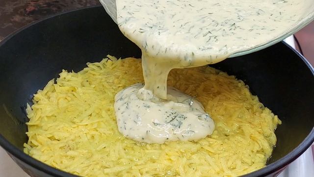 Боже как вкусно. Я всегда буду так готовить. Просто натри картошку Завтрак за 15 минут! Очень вкусно смотреть онлайн