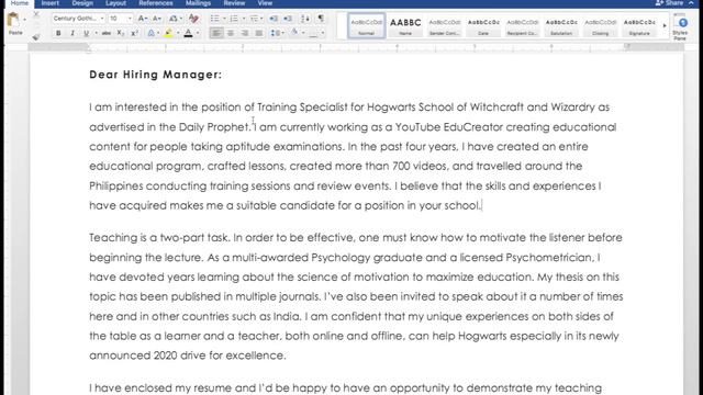 Write the BEST Cover Letter! - Get Hired смотреть онлайн