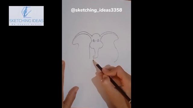 how to draw Elephant sketch step by step sketchingideas3358 #drawing #cartoon #pencilsketch смотреть онлайн