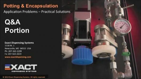 Exact Dispensing Potting and Encapsulation