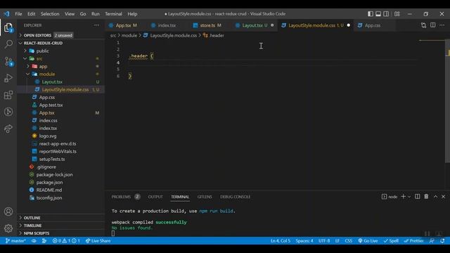 3. React CRUD Application with Redux, JSON Server, router, axios - Create Layout смотреть онлайн