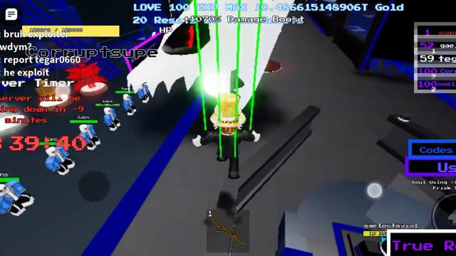 found exploiter (undertale last reset) (Roblox) смотреть онлайн