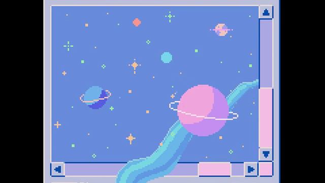 [Galaxy Themes]Blue galaxy_jamjam AOD gif 2 смотреть онлайн
