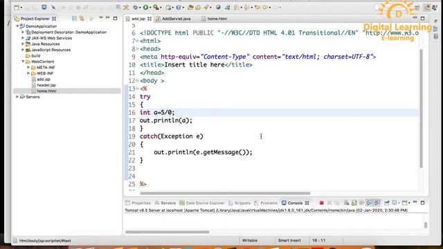 20 Servlet & JSP Exception in JSP | Online Training Download app from below link смотреть онлайн