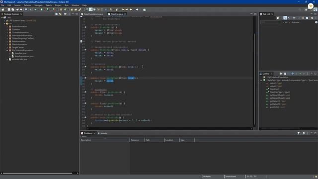 Java Lab: Zip code and population (generic types) смотреть онлайн