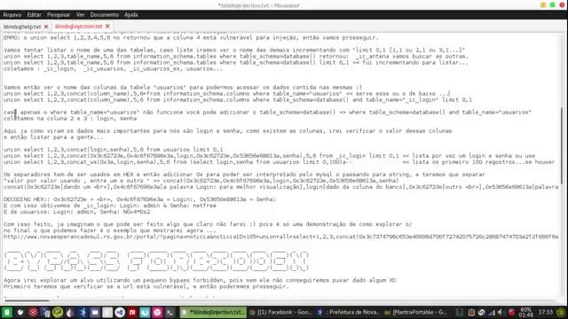 Aplicação da Vulnerabilidade Blind SQL Injection смотреть онлайн