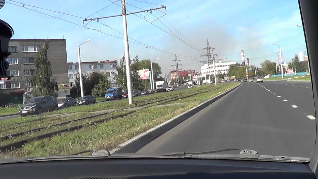 Поездки по Череповцу. Проспект Победы. ч.2. смотреть онлайн