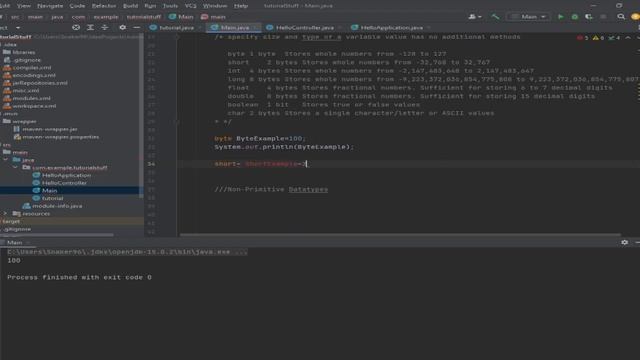 Java programming tutorial 3- datatypes смотреть онлайн