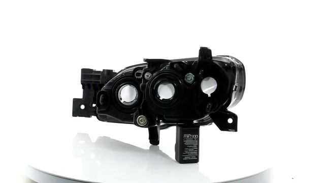 DNA Motoring 04-09 Mazda 3 Sedan Smoked Housing / Amber Corner Headlights