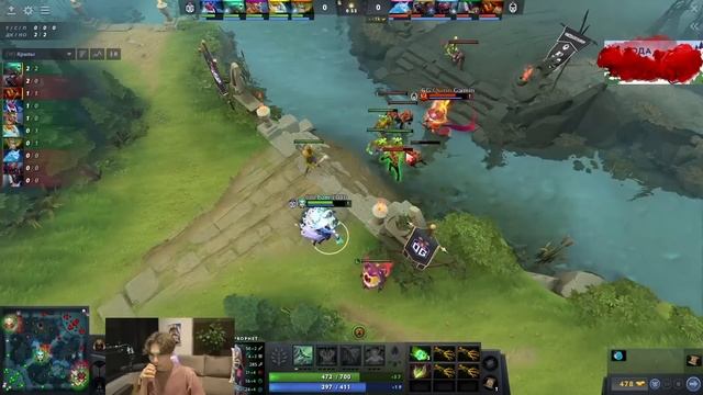 НИКС УДИВЛЕН ИСХОДОМ ИГРЫ КОМАНДЫ ДУРАЧЬЕ ПРОТИВ ОГ! | Nix смотрит OG vs Gladiators Gaming смотреть онлайн