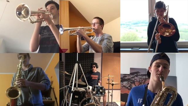 Daft Punk - Get Lucky | Brass Band Cover(Quarantine Version) смотреть онлайн