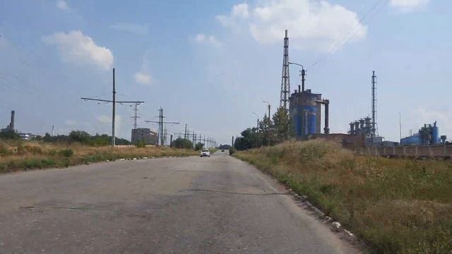 Горловский завод "Стирол"! По дороге в калиновку! смотреть онлайн