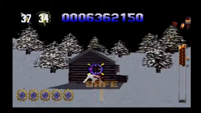 Die Hard Trilogy (PS1) Walkthrough: Die Harder - Snowmobile Chase смотреть онлайн