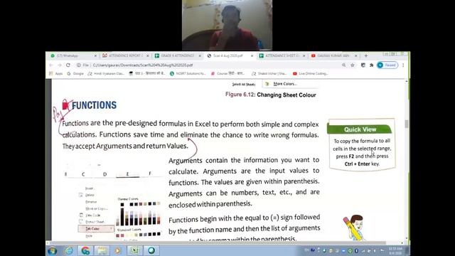 Grade 6 MV| Kips | Computer | Chapter 6 | Formulas and Functions | Functions смотреть онлайн