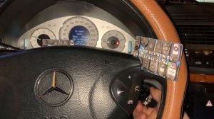MERCEDES W211 Замена замка зажигания отказали поворотники и стеклоподъемники