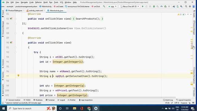 Product Manage System in Android Studio using Java and SQlite part2| Free source code смотреть онлайн