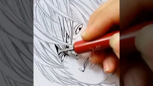How To Draw Light Yagami Pencil Sketch Drawing Death Note - Must Watch смотреть онлайн