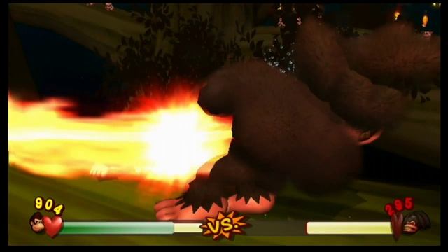 Donkey Kong Jungle Beat Boss 1 - Dread Kong смотреть онлайн