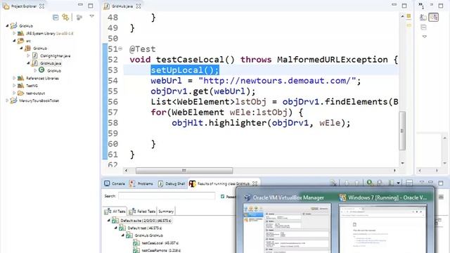 Selenium Grid run tests in remote machines Simultaneously смотреть онлайн