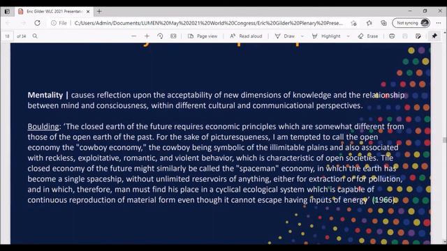 WLC2021 - Is the Past a Prologue? Construing Future Possibilities amidst Present Perditions смотреть онлайн