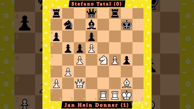 Jan Hein Donner vs Stefano Tatal || Venice, 1967 #chess #chessgame #chessmate смотреть онлайн