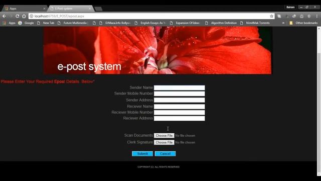 E Post Office Management System ASP.NET Project with Source code смотреть онлайн