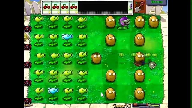 Plants Vs Zombies уровень 1-10 | KUVALDA смотреть онлайн